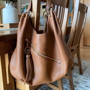 Michael Kors brown hobo purse
